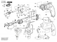 Bosch 0 601 135 538 GBM 10 SRE Drill Spare Parts